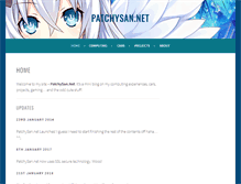 Tablet Screenshot of patchysan.net